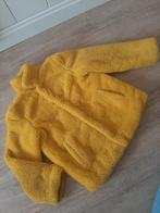 Bontjas teddy harenjas meisje geel Hema maat 122/128, Meisje, Ophalen of Verzenden, Jas, Zo goed als nieuw