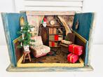 Vintage poppenkamer poppenhuis kerst, Verzamelen, Ophalen, Gebruikt, Poppenhuis