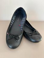 Zwart leren ballerina’s Tommy Hilfiger maat 38, Verzenden, Zwart, Ballerina's, Gedragen