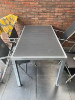 Tuintafel, Tuin en Terras, Tuintafels, Ophalen, Gebruikt, Rechthoekig, Aluminium