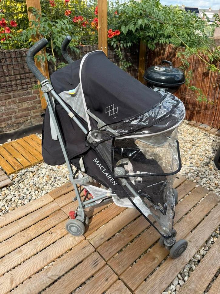 Maclaren Quest buggy, Kinderen en Baby's, Buggy's, Gebruikt, Maclaren, Regenhoes, Verstelbare rugleuning, Zonnekap, Ophalen of Verzenden