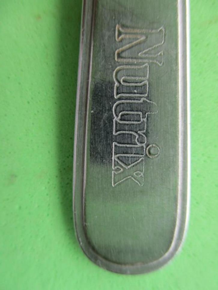 (KB4391) Kinderbestek NUTRIX lepel, Kinderen en Baby's, Overige Kinderen en Baby's, Gebruikt, Ophalen of Verzenden