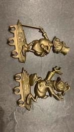 Vintage Scrooge dagobert en donald duck 3 haken jaren 70, Ophalen, Donald Duck, Zo goed als nieuw, Beeldje of Figuurtje