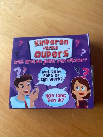 Gezelschapsspel kinderen versus ouders beschikbaar voor biedingen