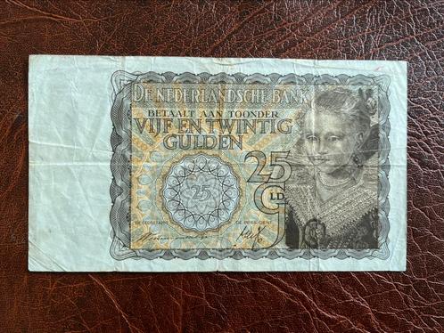 25 gulden 1940, Postzegels en Munten, Bankbiljetten | Nederland, Los biljet, 25 gulden, Ophalen of Verzenden