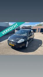 Fiat Punto 1.4 16V Turbo 5DR 2009 Zwart NW DB RIEM NETJES, Auto's, Fiat, Voorwielaandrijving, 1145 kg, Zwart, 4 cilinders