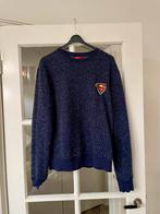 Superman Trui Maat L - Blauw, Ophalen of Verzenden, Zo goed als nieuw, Maat 52/54 (L), Blauw