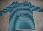 Blauw, gestreept damesshirt van Bonita, maat L, Blauw, Maat 42/44 (L), Bonita, Ophalen of Verzenden