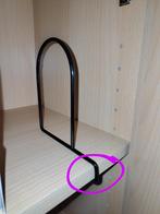 6 zwarte boekensteunen IKEA jaren '90, Huis en Inrichting, Woonaccessoires | Wandplanken en Boekenplanken, Ophalen, Gebruikt