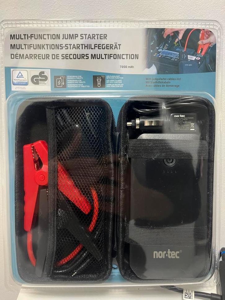 Nortec jumpstarter (draagbaar), Auto diversen, Jumpstarters, Nieuw, Ophalen of Verzenden