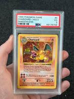 Pokémon PSA 3 Shadowless Charizard #4 Base set, Ophalen of Verzenden, Zo goed als nieuw, Losse kaart, Foil