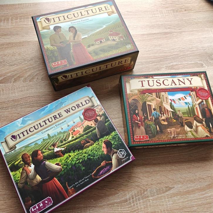 Viticulture + Expansions (EN), Hobby en Vrije tijd, Gezelschapsspellen | Bordspellen, Zo goed als nieuw, Ophalen of Verzenden