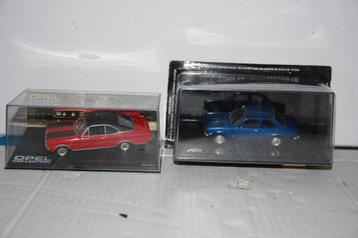 Modelauto's, 2 stuks: Opel Commodore en Chevrolet Chevette beschikbaar voor biedingen