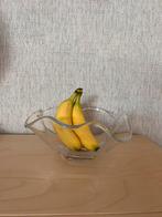 Fruitschaal glas golvend schaal waves, Schaal, Ophalen of Verzenden, Overige vormen, Glas