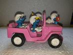 smurfen jeep, Hobby en Vrije tijd, Modelbouw | Auto's en Voertuigen, Overige merken, Auto, Groter dan 1:32, Ophalen of Verzenden