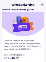 Met code 3K6SXR 1 maand gratis hollandsnieuwe, Tickets en Kaartjes, Kortingen en Cadeaubonnen, Eén persoon, Kortingsbon
