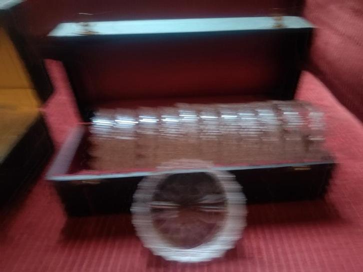 Kristallen Onderzetters - 3 Dozen, Antiek en Kunst, Antiek | Glas en Kristal, Ophalen of Verzenden