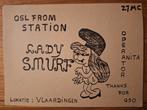 QSL Kaart - Lady Smurf - Vlaardingen, Verzamelen, Ophalen of Verzenden, Zo goed als nieuw