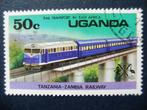 Postzegels treinen kenia Uganda Tanzania 1996 nr. 145., Postzegels en Munten, Postzegels | Afrika, Ophalen of Verzenden, Tanzania