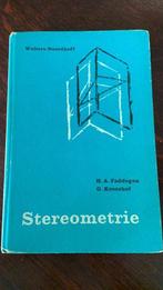 Stereometrie - H.A. Faddegon-G. Krooshof, Ophalen of Verzenden, Beta