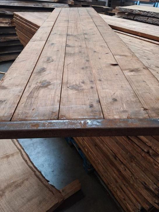 Oude legborden  , steenschotten  , stellingplanken  55x239cm, Doe-het-zelf en Verbouw, Hout en Planken, Gebruikt, Plank, Overige houtsoorten