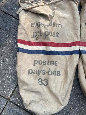 2 Vintage PTT Postzak - Postes Pays-Bas beschikbaar voor biedingen