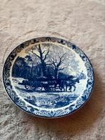 Authentiek Delfts Blauw Wandbord – Paard & Wagen – 39 cm, Antiek en Kunst, Antiek | Wandborden en Tegels, Ophalen of Verzenden