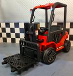Kinder heftruck - rubberen banden - leren zit - met RC, Ophalen of Verzenden, Nieuw
