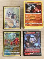 Set van 100 verschillende originele Pokemon kaarten, Ophalen of Verzenden, Zo goed als nieuw, Meerdere kaarten, Foil