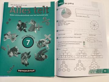 Alles telt, rekenen, werkboek groep 7, nieuw, €1,50, Thieme beschikbaar voor biedingen