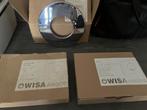 WISA Dual Flush Bedienings Platen (2X), Ophalen of Verzenden, Gebruikt, Chroom, Toilet