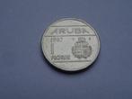 Aruba 1 florin 1987 + 1990, Postzegels en Munten, Munten | Amerika, Ophalen of Verzenden, Losse munt, Midden-Amerika