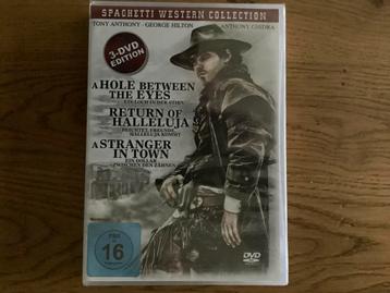 3 Spaghettiwesterns in 3 DVD-BOX, en niet de slechtste!! beschikbaar voor biedingen