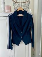 Jane Lushka travelstof blazer maat S, Jasje, Blauw, Maat 38/40 (M), Jane Lushka