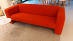Stoffen bank rood, Huis en Inrichting, Banken | Bankstellen, Ophalen of Verzenden, Gebruikt, 75 tot 100 cm, 200 tot 250 cm