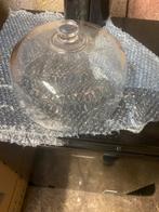 Glazen Schaal met Deksel, Schaal, Rond, Ophalen of Verzenden, Glas