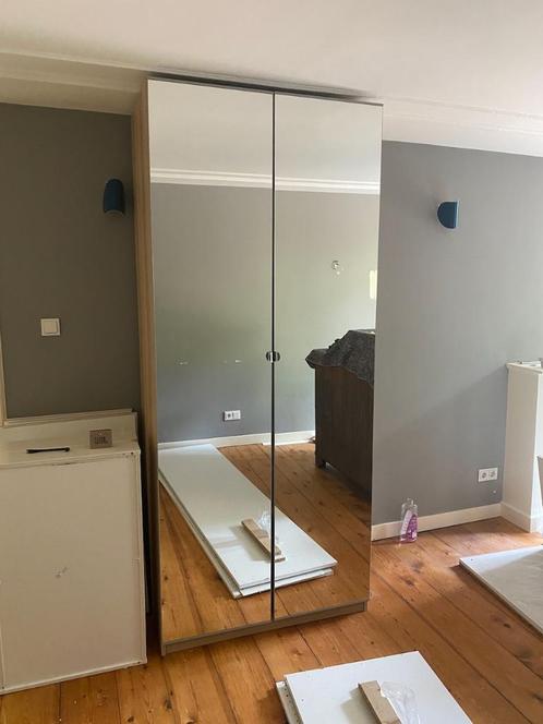 Ikea Pax kast met spiegeldeuren en lades, Huis en Inrichting, Kasten | Kledingkasten, Gebruikt, 200 cm of meer, 100 tot 150 cm