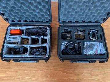 Accessoires GoPro Hero 4 inclusief 2 koffers – nieuwstaat. beschikbaar voor biedingen
