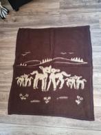 Vintage Scheerwollen Deken - 94x81 cm, Ophalen of Verzenden, Gebruikt