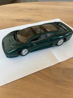 Maisto Jaguar XJ220, schaal 1:24, donker groen, Ophalen of Verzenden, Zo goed als nieuw, Auto, Maisto