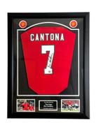 Eric Cantona Man United 22/23 Gesigneerd Ingelijst Shirt, Ophalen of Verzenden, Nieuw, Buitenlandse clubs, Shirt