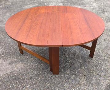 Vintage jaren 60 teak Deense klaptafel goede staat  beschikbaar voor biedingen