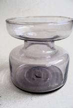 Klein bollenvaasje/kandelaar Scandinavisch glas, Ophalen of Verzenden
