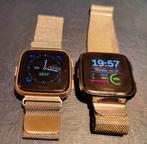 Fitbit Versa (2 stuks)  Zwart en Zilver, Android, Gebruikt, Ophalen of Verzenden, Zwart