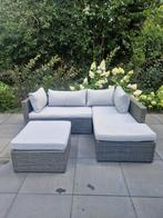 Loungeset tuin met  hocker en chaisse lounge bieden v.a €75, Ophalen, Gebruikt, Wicker, Bank