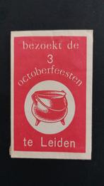 Leiden, bezoekt de 3 octoberfeesten, Verzamelen, Verzenden, Nederland