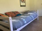 Flexa kinderbed classic, whitewash, 90*200, Ophalen, 85 tot 100 cm, Zo goed als nieuw, Matras