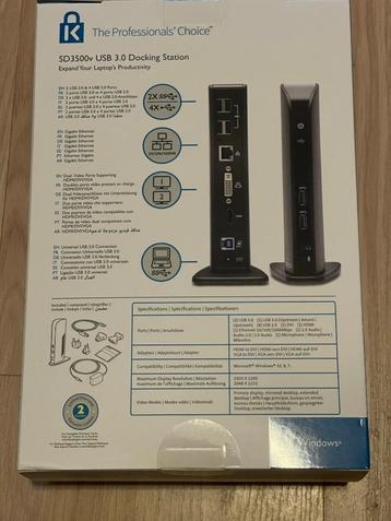 Kensington SD3500v USB 3.0 Docking Station (nieuw) beschikbaar voor biedingen