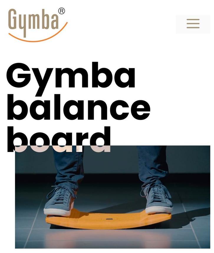 Gymba Balansbord - Zo Goed Als Nieuw, Sport en Fitness, Fitnessmaterialen, Zo goed als nieuw, Balansbord, Benen, Buik, Rug, Ophalen of Verzenden