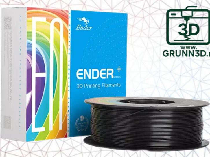 Creality Ender PLA+ 3D-Filament 1,75mm 1kg ZWART, Computers en Software, 3D-printerbenodigheden, Nieuw, Ophalen of Verzenden